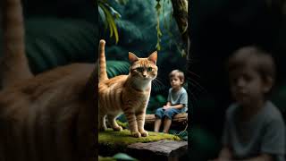 monkey & cat save the baby #virlshort #ytshorts #ytstudio