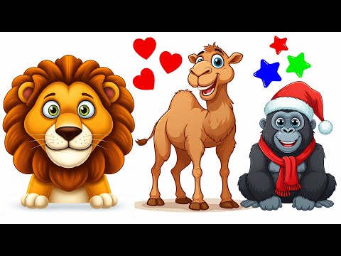 🐨🦍🐼🐒🦁🐢🐫🦊 Fun Animal Adventure for Kids! Meet Koala, Gorilla, Panda & Friends! 🐾