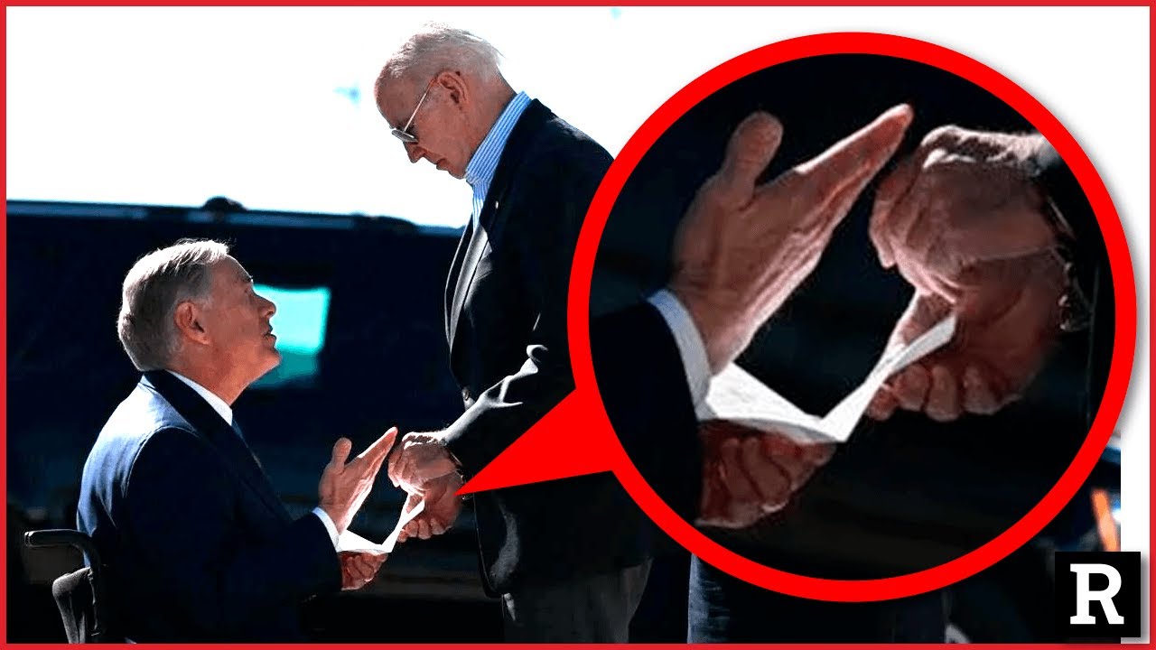 Biden SERVED with papers at the Texas border in embarrassing moment | Redacted w Clayton Morris