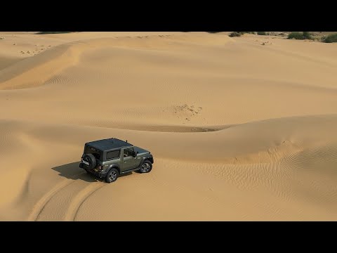 Exploring the Virgin Desert with Mahindra Thar | Drone Footage