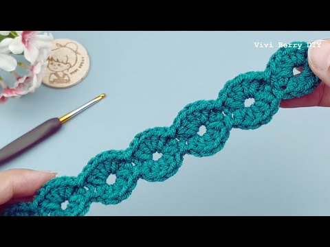 How Beautiful and Easy Crochet Pattern You can make it for headband, belt, bag strap