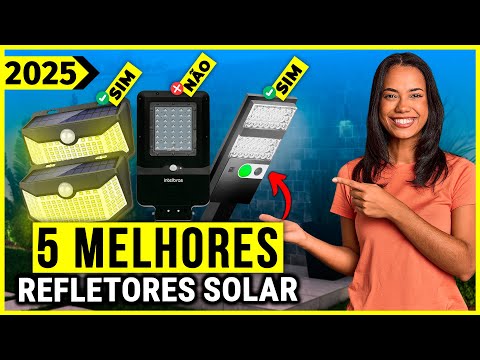 Os 5 Melhores Refletores Solares em 2025! Iluminação Potente e Econômica