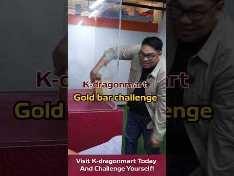 Gold bar challenge in k DragonMart Qatar