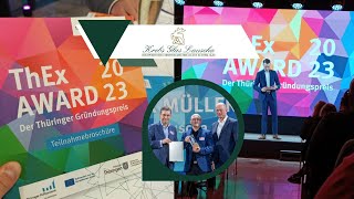 Krebs Glas Lauscha bei dem Thüringer Gründungspreis - ThEx AWARD 2023