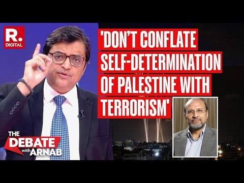 Arnab Makes It Clear To Santosh Mehrotra, Don't Conflate Self Determination of Palestine With Terror