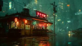 Lofi Zen – Rainy Night at the Neon Ramen Bar | Cyberpunk Chill for Focus and Relaxation | 4K