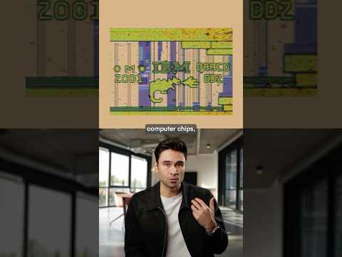 The secret world of computer chip art 🤯 #trendingshorts #technology #electronics #computer