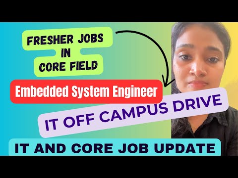 Embedded Fresher Jobs| IT JOBS