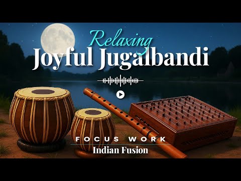Diwali Celebration Music | Smiling Echo Flow – Santoor & Tabla – Joyful Calm – Study Focus Music