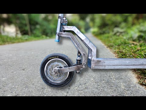 How to make dual suspension electric scooter part-1