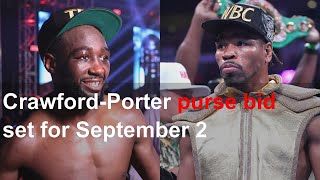Crawford-Porter purse bid set for September 2