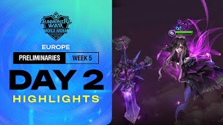 HIGHLIGHTS | EUROPE Preliminaries DAY 2 | SWC2025 | Summoners War