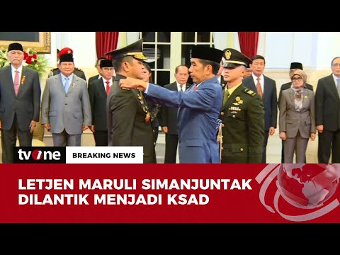 Letjen Maruli Simanjuntak Dilantik Jadi Ksad Tvone