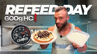 Vlog un dia de REFEED | 3500 KCALS 🐟