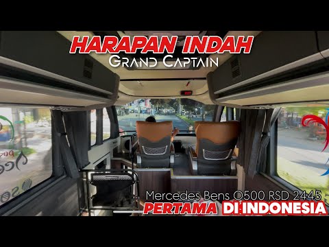 SEMAKIN MEWAH PERTAMA DI INDONESIA ‼️ HARAPAN INDAH GRAND CAPTAIN Mercedes Benz O500 RSD 2445