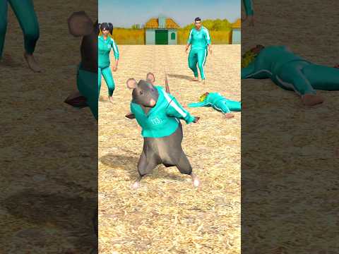 When the Dancing Rat enters Squid Game 🐭 #shorts #babyduck