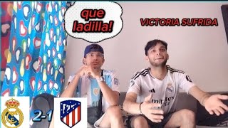 REACCIONADO CON AMIGOS AL REAL MADRID VS ATLETI - OCTAVOS DE CHAMPIONS (IDA)