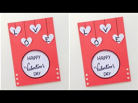 😍 Last Minute 😍 Happy Valentine's Day Card / valentine's day gift / valentine's day card making 2025