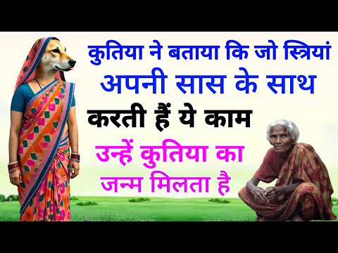 कुतिया ने बताया कि जो स्त्रियां अपनी सास के साथ करती हैं ये काम उन्हें कुतिया का जन्म मिलता है