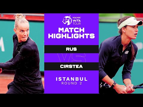 Arantxa Rus vs. Sorana Cirstea | 2022 Istanbul Round 2 | WTA Match Highlights