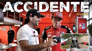 Así REACCIONA @marcmarquez93  a mi PEOR ACCIDENTE - @motorlandaragonYT  2025