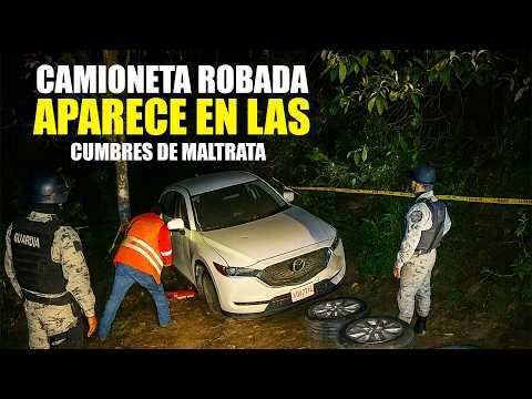 Camioneta robada aparece en las Cumbres de Maltrata: misi贸n de rescate