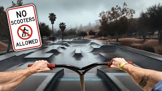 This Skatepark BANNED Scooters Forever…