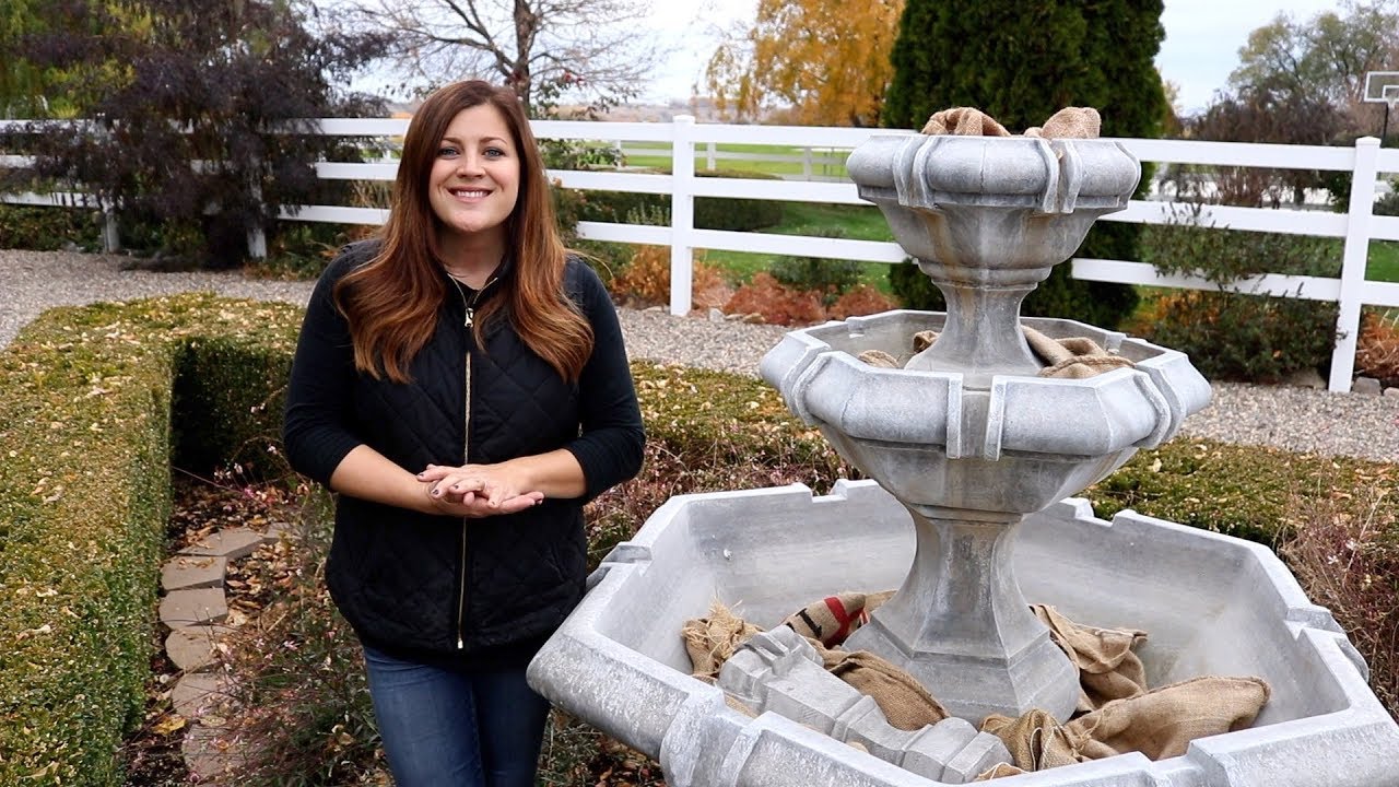 How to Winterize Your Fountain