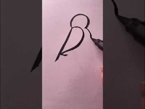 Easy rules to draw a bird 🐦 #art #shorts