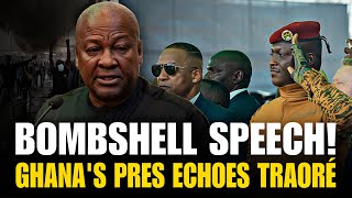INSANE SPEECH: Ghana's President Echoes Traoré – Africa's Democracy is COLLAPSING!