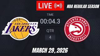 NBA LIVE! Los Angeles Lakers vs Atlanta Hawks | March 29, 2026 | Lakers vs Hawks 2K26