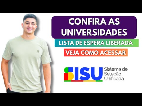 Universidades que JÁ LIBERARAM a Lista de Espera no SISU 2025