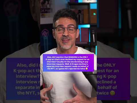 StoryBoard 0 de la vidéo G-DRAGON RECALE LA PRESSE AMÉRICAINE #gdragon #bigbang #kpop #idol #coachella