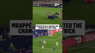 Mbappé was left STUNNED by the no-call on this challenge inside the box