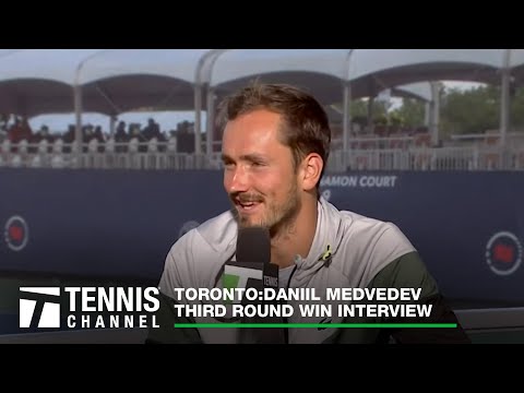 Daniil Medvedev Pumped For Start of Fantasy Football; Toronto 3R Win