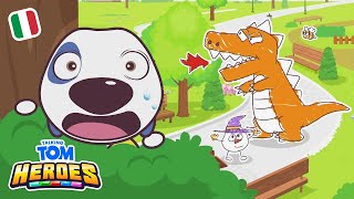 Dinosauro magico sputa fuoco 🦖🔥✨ - Talking Tom - Cartoni animati per bambini