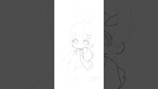 線画メイキング🎨✍#イラストメイキング #clipstudiopaint #drawingtutorial