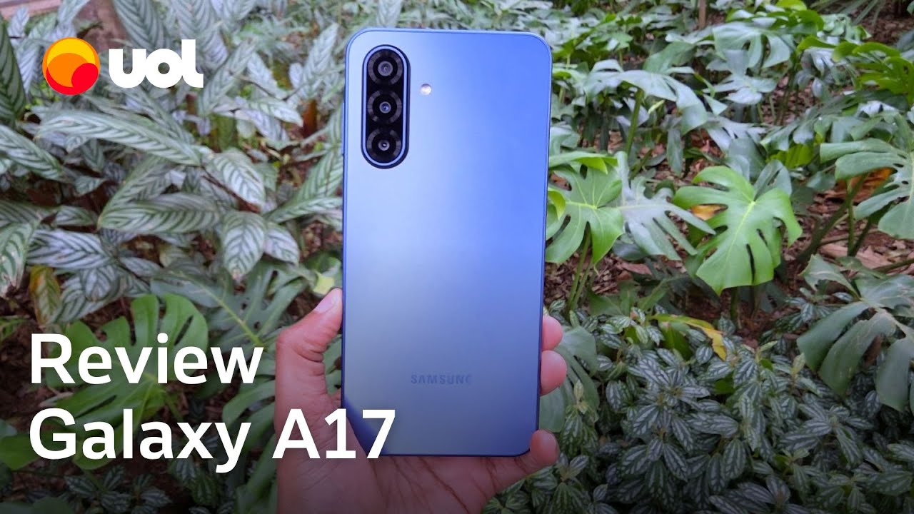 Galaxy A17 novo celular básico da Samsung tem design premium e câmeras boas para o dia a dia