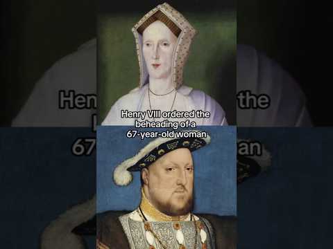 Margaret Pole’s Execution Ordered by Henry VIII #tudorhistory #henryviii #britishmonarchy #facts