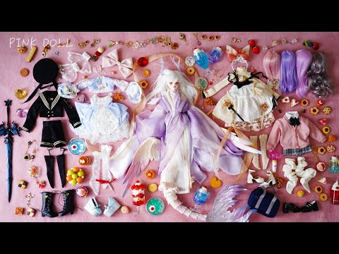 Chinese DRAGON BJD DOLL Unboxing dressup 龍 着せ替え ドール