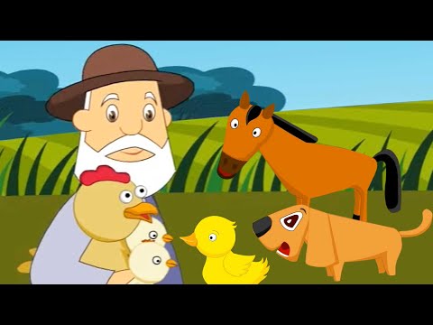 Il Vecchio MacDonald Aveva una Fattoria Canzone e Di Più Video Educativi per Bambini