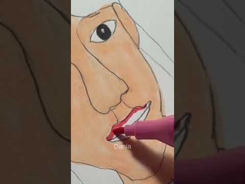 I asked ✨my dad✨ to draw WEDNESDAY ADDAMS🤠 | DANIA (#Shorts)