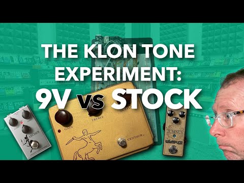 Stock Klon circuit vs 9V Klon circuits: How Does the Tone Compare?