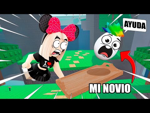 EL OBBY de CARGAR  UN HUEVO🥚👄🥚en ROBLOX | MÍA PLUMONES