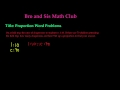 Understanding Proportions and Ratios