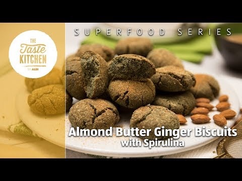 Almond butter and ginger biscuits