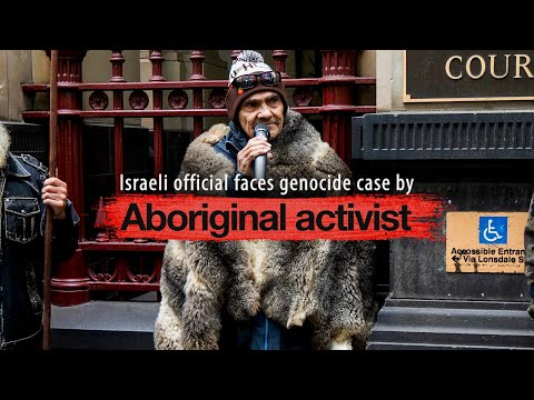 Israeli official faces genocide case by Aboriginal activist