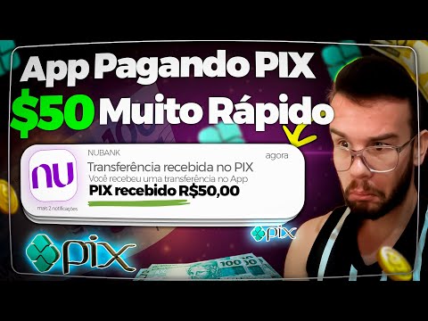 [$50 REAIS MUITO RÁPIDO] NOVO APP para GANHAR DINHEIRO - Aplicativo para Ganhar Dinheiro no PIX 😮