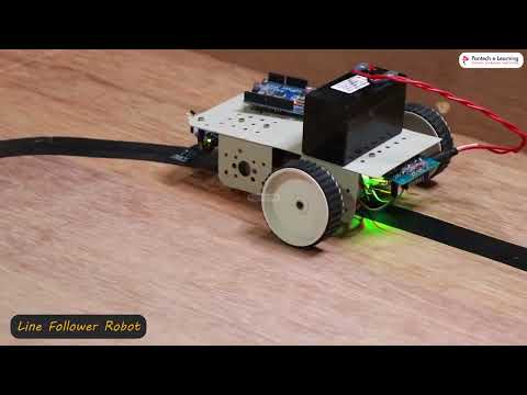 Line Follower Robot using Arduino || Working Demo || Pantech eLearning