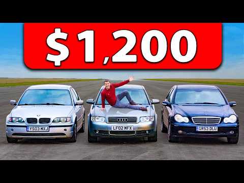 BMW vs Mercedes vs Audi: ¡¿Por $1,200?!